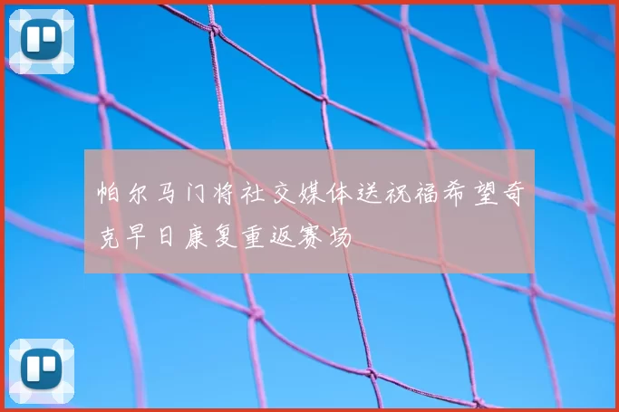 帕尔马门将社交媒体送祝福希望奇克早日康复重返赛场